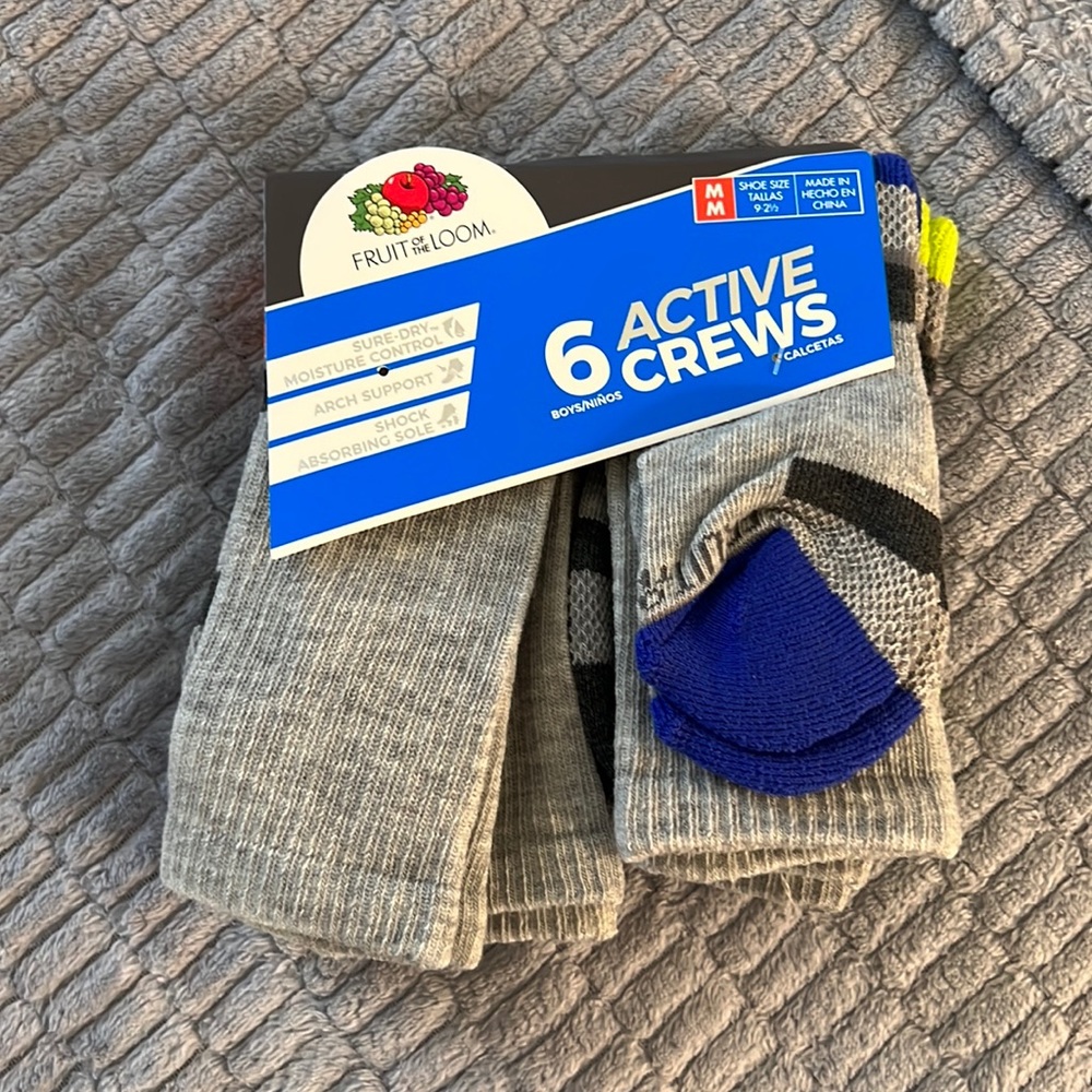 Fruit of the Loom socks boys